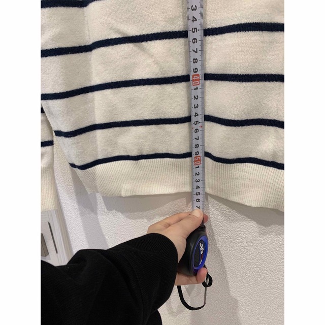 moussy(マウジー)のMOUSSY  ボーダーニット レディースのトップス(ニット/セーター)の商品写真