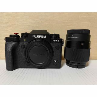 フジフイルム(富士フイルム)の美品 X-T4 SIGMA 30mm F1.4レンズセット(ミラーレス一眼)