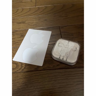 Apple - Appleステッカー付き未使用　iPhone 純正  イヤホン アイフォーン