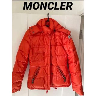 モンクレール(MONCLER)のMONCLERオレンジカラーダウン(ダウンジャケット)