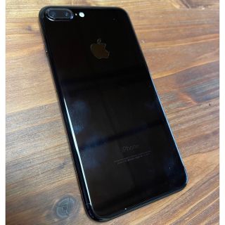 アップル(Apple)の中古 iPhone 7 plus ジェットブラック 128GB SIMフリー(スマートフォン本体)