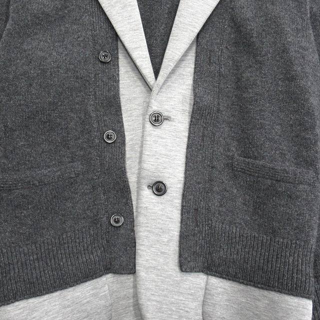 19aw メゾンマルジェラ 10 ボンディング ドッキング カーディガン◆2