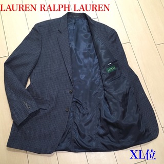 ラルフローレン(Ralph Lauren)の極美品★ラルフローレン ラムウール100％ ジャケット ネイビー系/A301(テーラードジャケット)