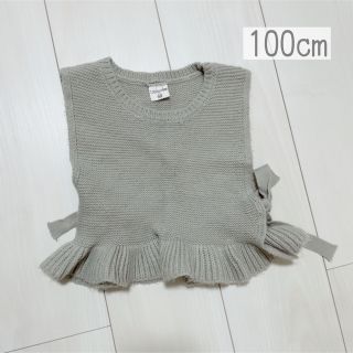 ニットベスト　子ども服　100cm ベスト(ニット)