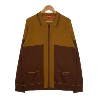 シュプリーム(Supreme)のシュプリーム 19AW カラーブロックド ジップアップセーター Size L(ニット/セーター)