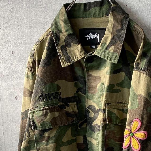 STUSSY ステューシー アウター ジャケット ミリタリー 迷彩