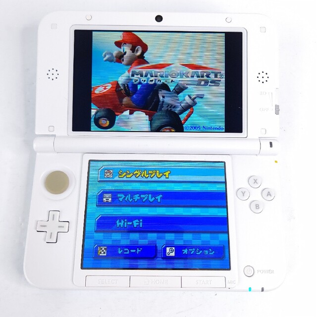 ニンテンドー3DS LL ミント×ホワイト　Nintendo　画面極美品　本体