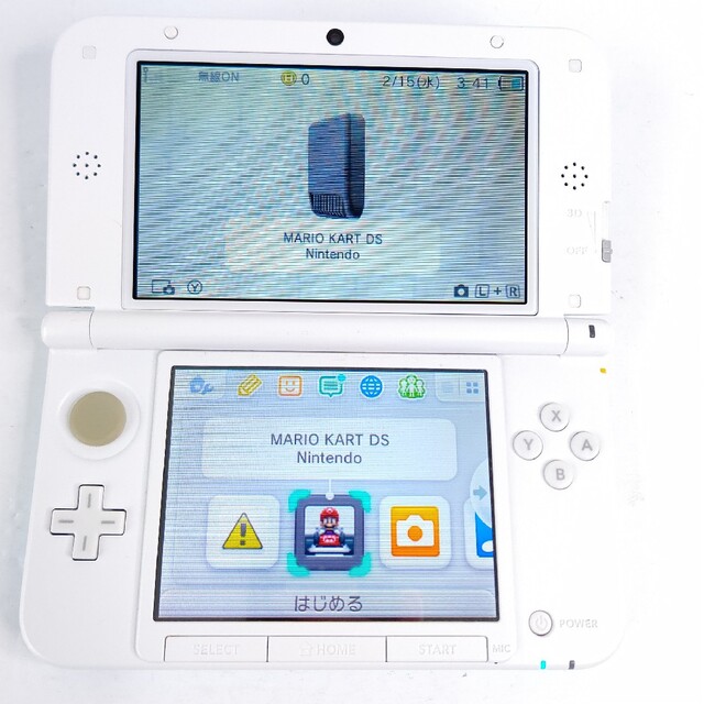 ニンテンドー3DS LL ミント×ホワイト　Nintendo　画面極美品　本体