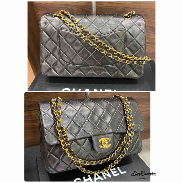 CHANEL(シャネル)の美品　シャネル　マトラッセ　25　Wフラップ ダブルチェーンショルダー　箱カード レディースのバッグ(ショルダーバッグ)の商品写真