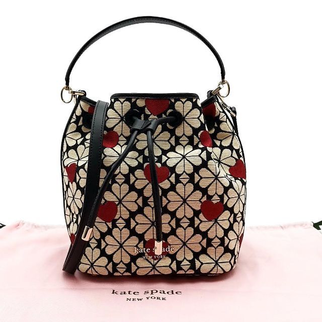 未使用 KATE SPADE スペードフラワージャカード ショルダーバッグ