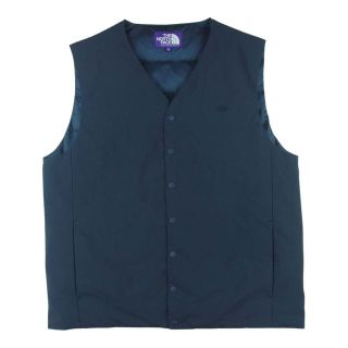 ザノースフェイス(THE NORTH FACE)のTHE NORTH FACE ノースフェイス ND2860N PURPLE LABEL パープルレーベル DOWN VEST ダウン ベスト ダークネイビー系 M【中古】(ベスト)