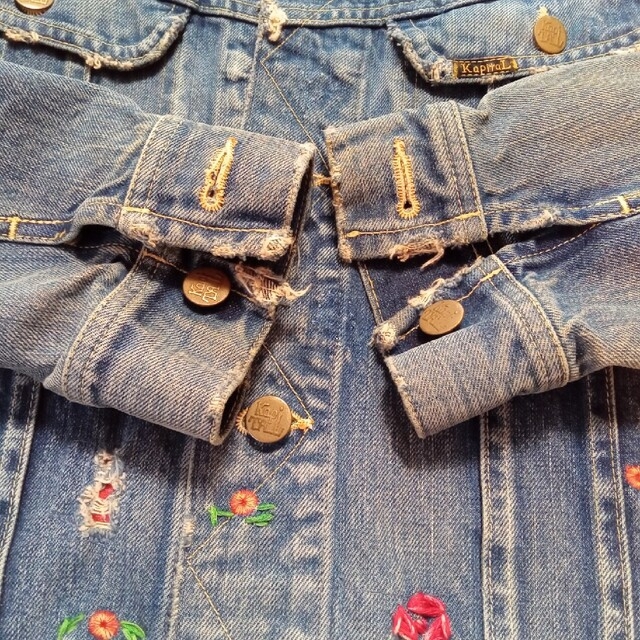 KAPITALバラ刺繍Gジャン - Gジャン/デニムジャケット