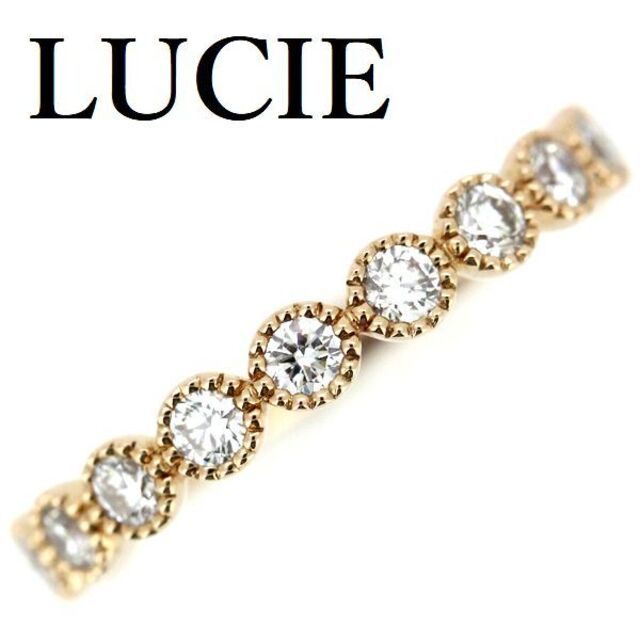 LUCIE ルシエ ダイヤモンド 0.42ct リング K18PG レディースのアクセサリー(リング(指輪))の商品写真