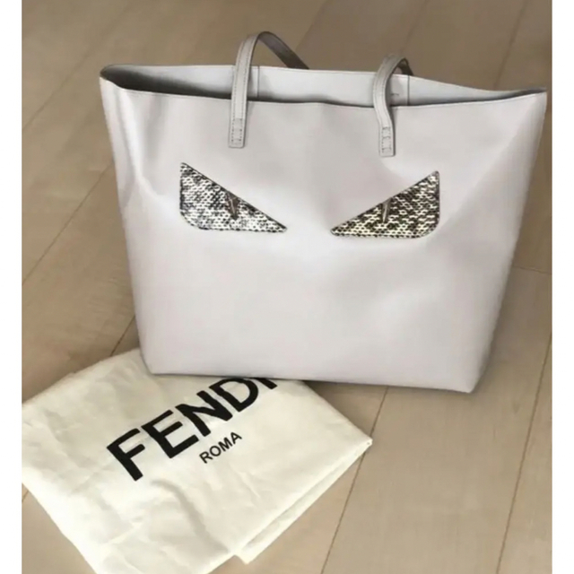 サイズ交換対象外 FENDI ロボットフェイス トートバッグ | www