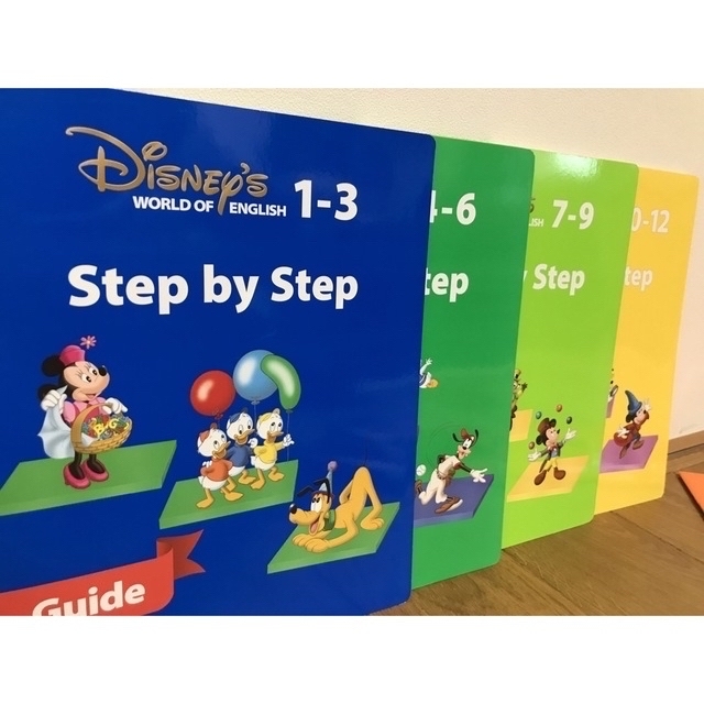 Disney(ディズニー)のStep by Step DVD＆Fun With Words CDガイド付き キッズ/ベビー/マタニティのおもちゃ(知育玩具)の商品写真