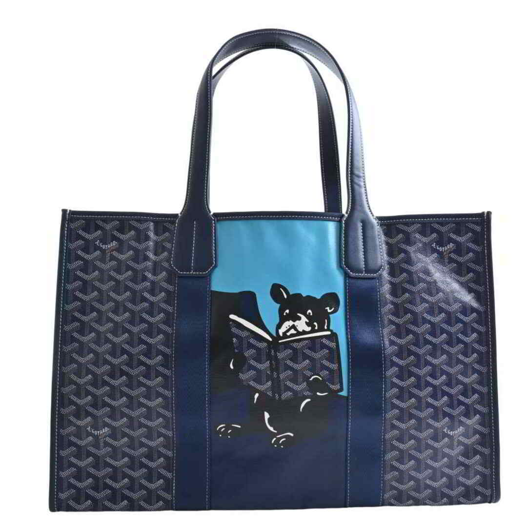 ずっと気になってた GOYARD - by PVC ブルー トートバッグ フレンチ