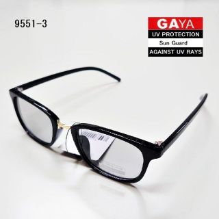 ガヤ(GAYA)の新品　GAYA　サングラス　グレーレンズ　ウエリントン　(9551-3)(サングラス/メガネ)