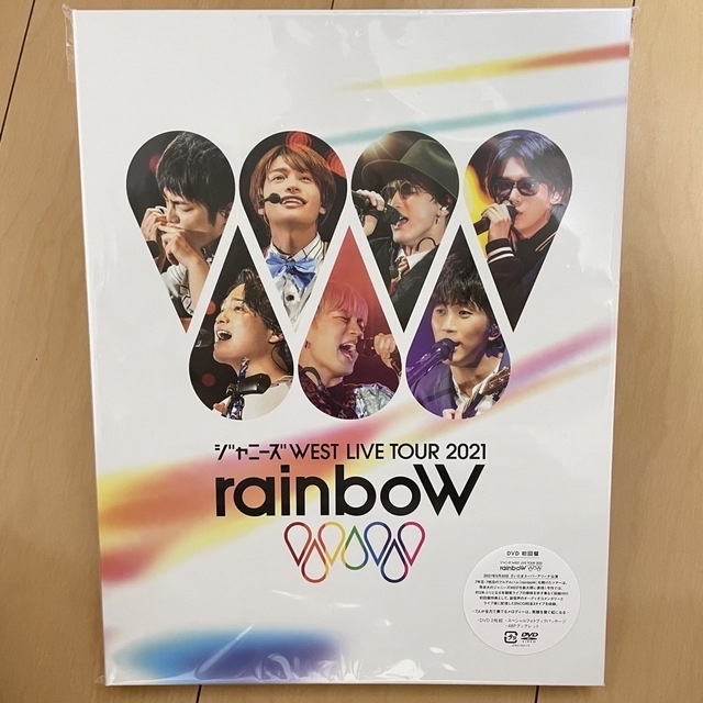 ジャニーズWEST LIVE TOUR 2021 rainboW DVD初回盤