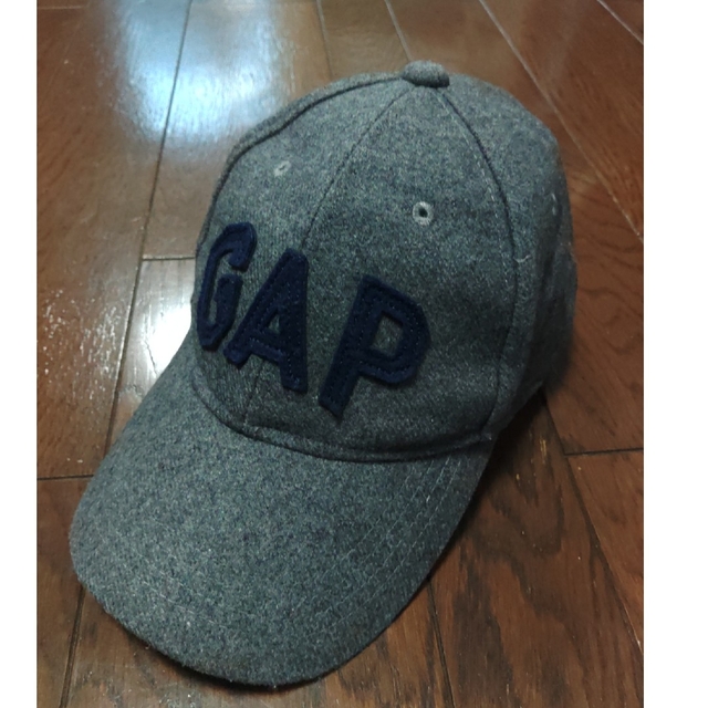 GAP(ギャップ)のGAP　キャップ　ウール　旧タグ　グレー　白タグ メンズの帽子(キャップ)の商品写真