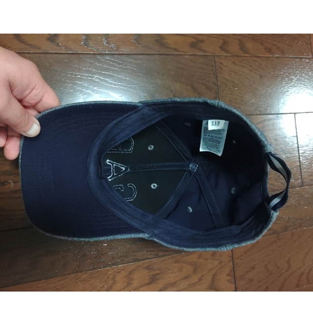 GAP(ギャップ)のGAP　キャップ　ウール　旧タグ　グレー　白タグ メンズの帽子(キャップ)の商品写真