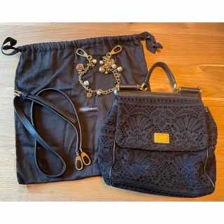 熱い販売 Dolce&Gabbanaシシリーレースバッグ ショルダーバッグ