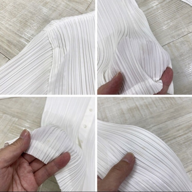 正規 90s ISSEY MIYAKE MEN プリーツ スタンドカラー シャツ | www