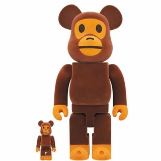 BE@RBRICK BAPE MILO Flocky 100％ & 400％ (その他)