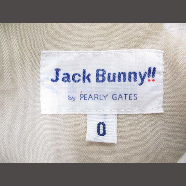 PEARLY GATES(パーリーゲイツ)のパーリーゲイツ ジャックバニー ゴルフ パンツ 裏毛 0 アイボリー 防寒  スポーツ/アウトドアのゴルフ(ウエア)の商品写真