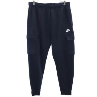 ナイキ(NIKE)のナイキ スウエットジョガーパンツ L ブラック系 NIKE 裏起毛 ロゴ メンズ 【中古】  【230207】(ワークパンツ/カーゴパンツ)