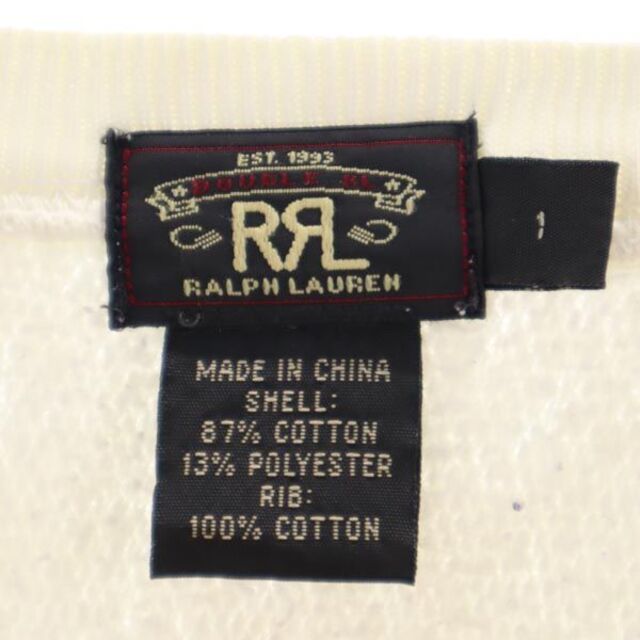 【美品】RRL ダブルアールエル トレーナー 裏起毛