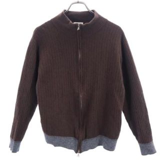 ポールスミス(Paul Smith)のポールスミス カシミヤブレンド ニットジップジャケット M ブラウン系 Paul Smith メンズ 【中古】  【230207】(ダッフルコート)