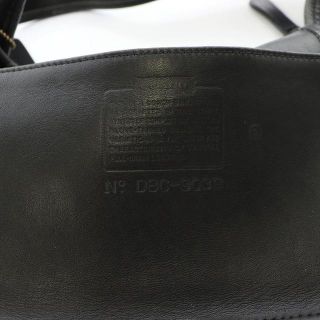 オールドコーチ 9213 レザー ワンショルダーバッグ ブラック E379