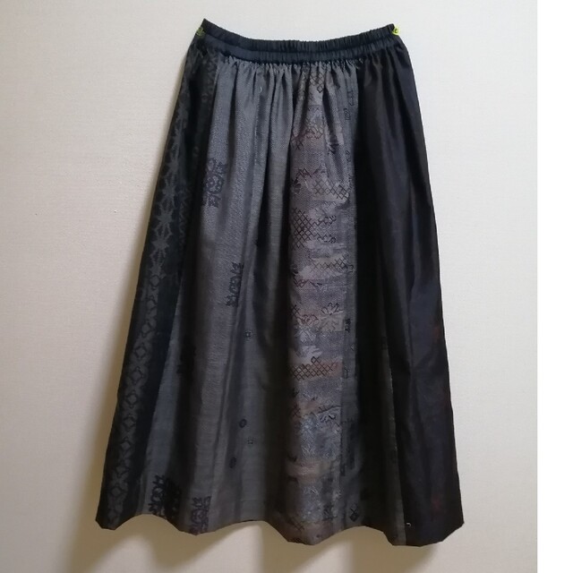 SOLD お値下げ中 着物リメイク ギャザースカート 大島紬の通販 by SOLD お値下げ中 着物リメイク ギャザースカート 大島紬の通販 by