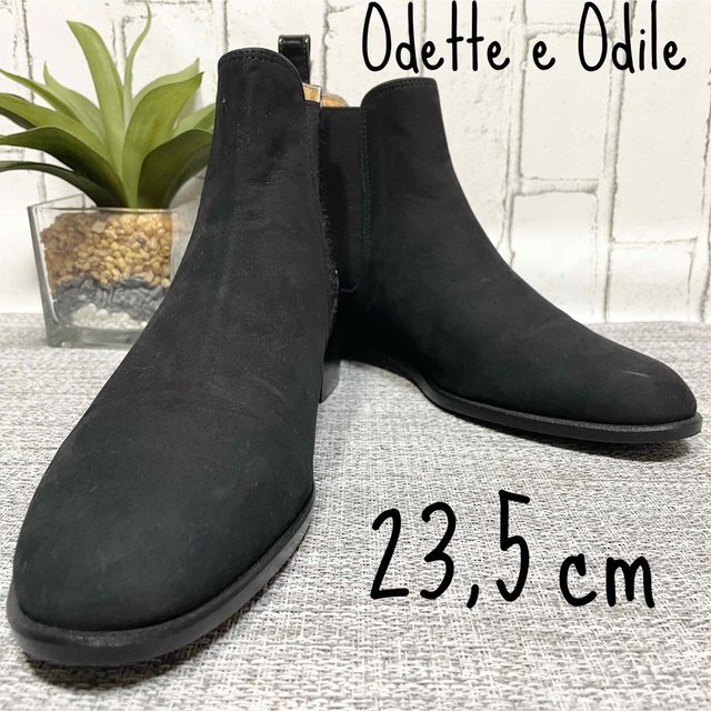 Odette e Odile - オデットエオディール サイドゴアブーツ レザー