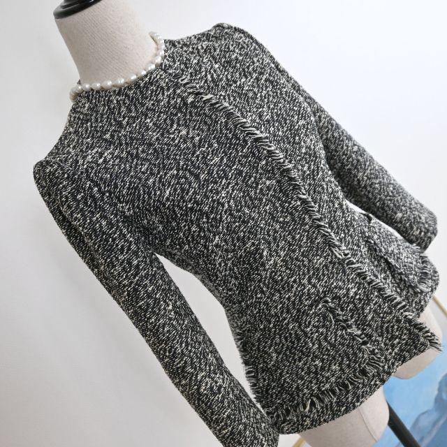 送料無料/新品】 Christian Dior☆最新タグ☆美品☆ツイード☆ペプラム