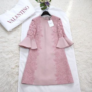 VALENTINO デイジーワンピースMブラック スペシャルセール - aguapreta
