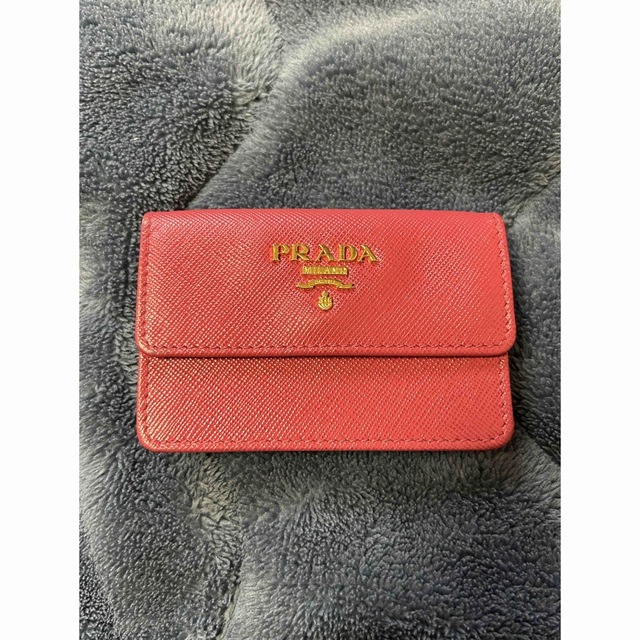 PRADA(プラダ)のプラダ PRADA カードケース ビビットピンク レディースのファッション小物(パスケース/IDカードホルダー)の商品写真