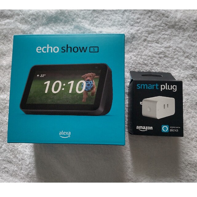 新品未使用】echo show5(第2世代)1台、スマートプラグ1台の通販 by