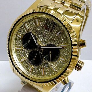 マイケルコース(Michael Kors) 時計(メンズ)（ゴールド/金色系）の通販