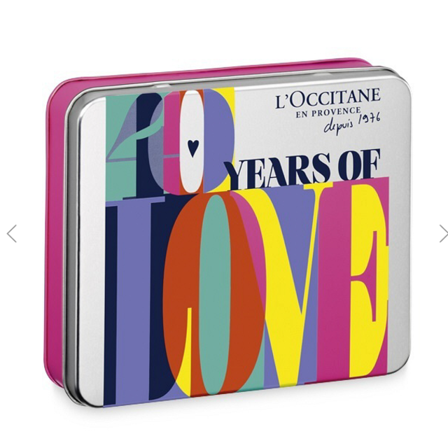 L'OCCITANE(ロクシタン)のロクシタン☆40周年限定☆ミニハンドクリームセット 缶ケース コスメ/美容のボディケア(ハンドクリーム)の商品写真