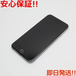 アイフォーン(iPhone)の超美品 DoCoMo iPhone6 16GB スペースグレイ (スマートフォン本体)