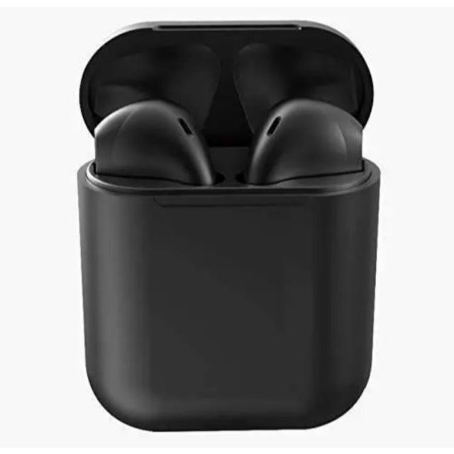 Bluetoothイヤフォン　i12 　黒　ワイヤレスイヤホン　2023　最新型 スマホ/家電/カメラのオーディオ機器(ヘッドフォン/イヤフォン)の商品写真