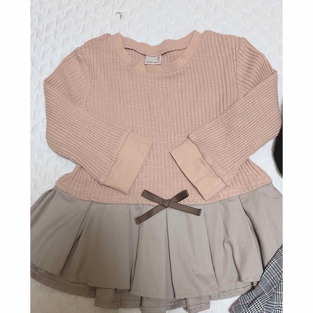 petit main(プティマイン)の＊中古＊プティマイン　ペプラムトップス　110 キッズ/ベビー/マタニティのキッズ服女の子用(90cm~)(Tシャツ/カットソー)の商品写真