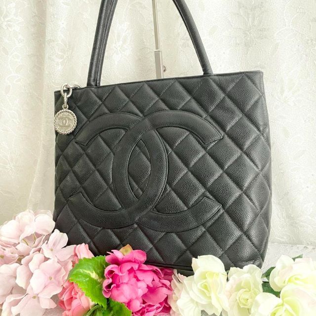 値下げ　CHANEL/シャネル　復刻トートバッグ　キャビアスキン