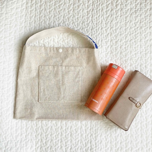 大人可愛い持ち手刺繍のワンハンドルバッグ ⌘たっぷりマチ付き レディースのバッグ(トートバッグ)の商品写真