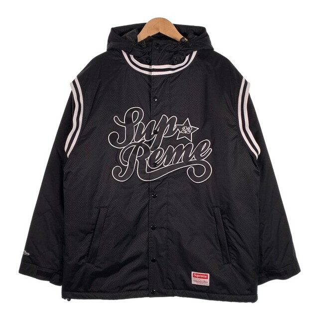 シュプリーム 22SS キルテッド スポーツジャケット ブラック Size L