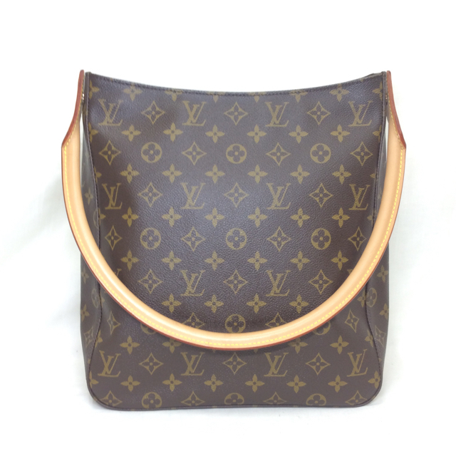 本物の LOUIS VUITTON セミショルダーバッグ モノグラム ルーピング