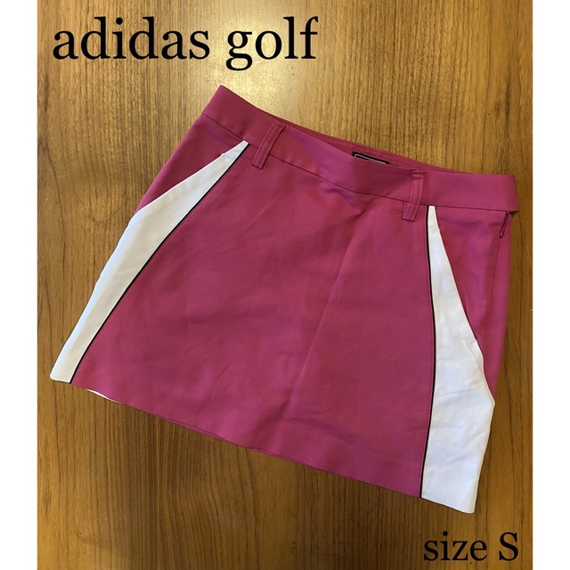 アディダス adidas ゴルフスカート　ゴルフウェア　S レディース ピンク