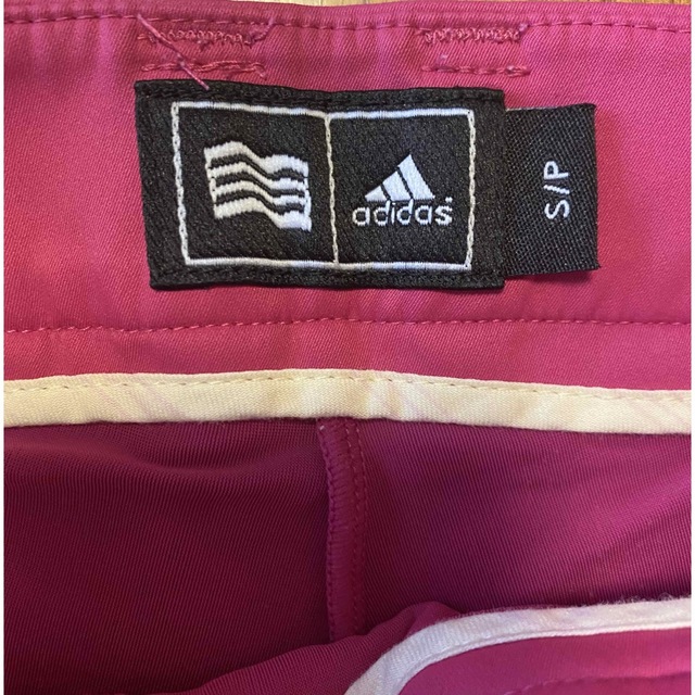 adidas(アディダス)のアディダス ゴルフウェア レディース スカート ピンク  サイズS スポーツ/アウトドアのゴルフ(ウエア)の商品写真