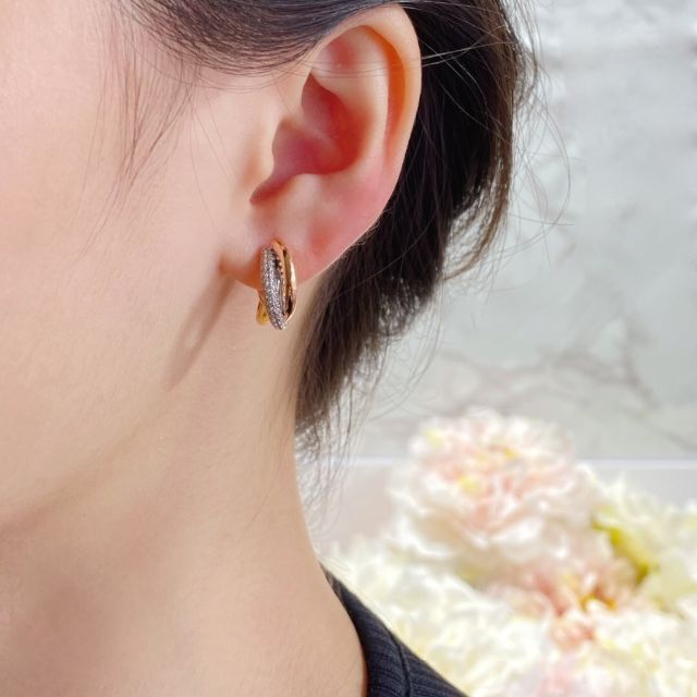 カルティエ トリニティピアス - ピアス(両耳用) カルティエ トリニティピアス - ピアス(両耳用)
